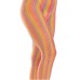 Rainbow Crochet Net Tights - One Size - Multicolor Rainbow Crochet Net Tights - One Size - Multicolor