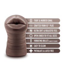 Enlust - Krystal - Vibrating Stroker - Brown Enlust - Krystal - Vibrating Stroker - Brown