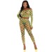 2 Pc Net Crop Top and Footless Tights - One Size - Neon Green 2 Pc Net Crop Top and Footless Tights - One Size - Neon Green
