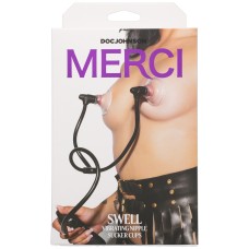 Merci - Swell - Auto Vibrating Nipple Sucker Cups - Black