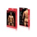 Envy 3 Pc Wet Look Chest Harness - Medium/large - Black