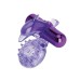 Bodywand Rechargeable Dolphin Ring With Ticklers - Purple