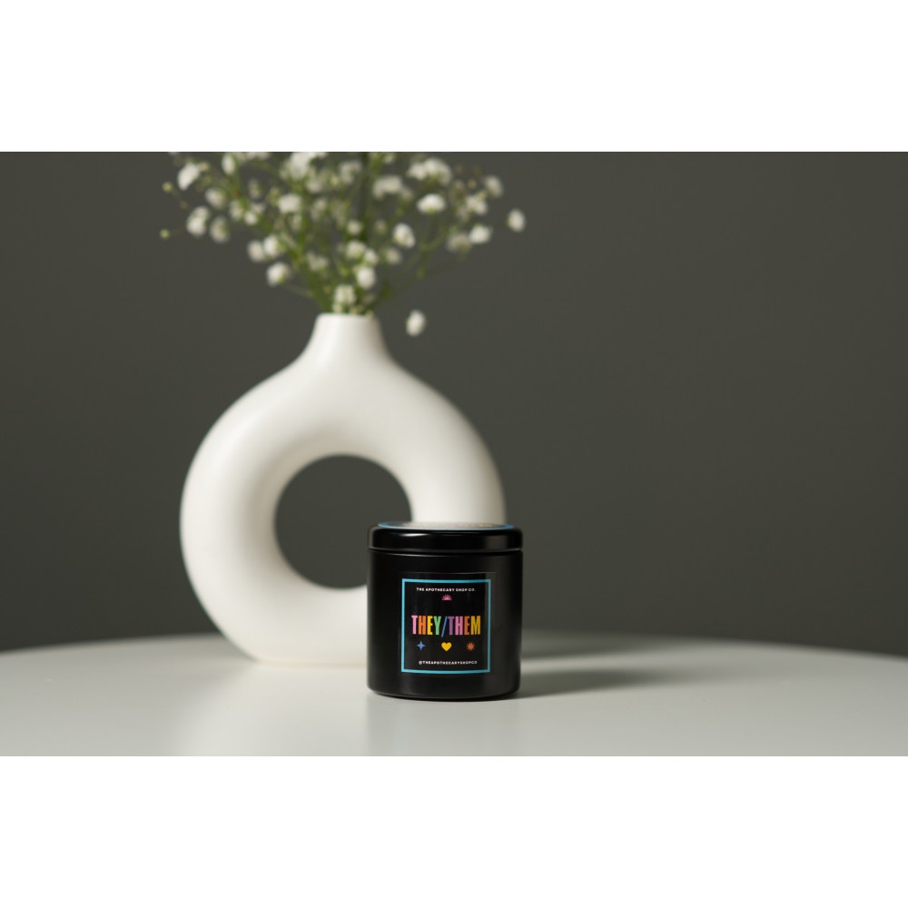Gender Fluid Candle - They/them 4 Oz - Vanilla Bean
