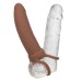 Performance Maxx Rechargeable Thick Dual Penetrator - Brown