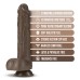 Dr. Skin Silicone - Dr. Murphy - 8 Inch Thrusting Dildo - Chocolate Dr. Skin Silicone - Dr. Murphy - 8 Inch Thrusting Dildo - Chocolate