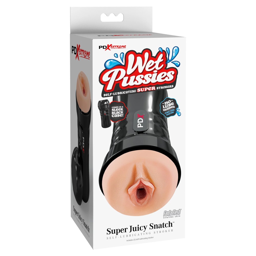 Wet Pussies - Super Juicy Snatch Self-Lubricating Stroker - Light