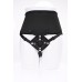 High Waisted Corset Strap on - Black