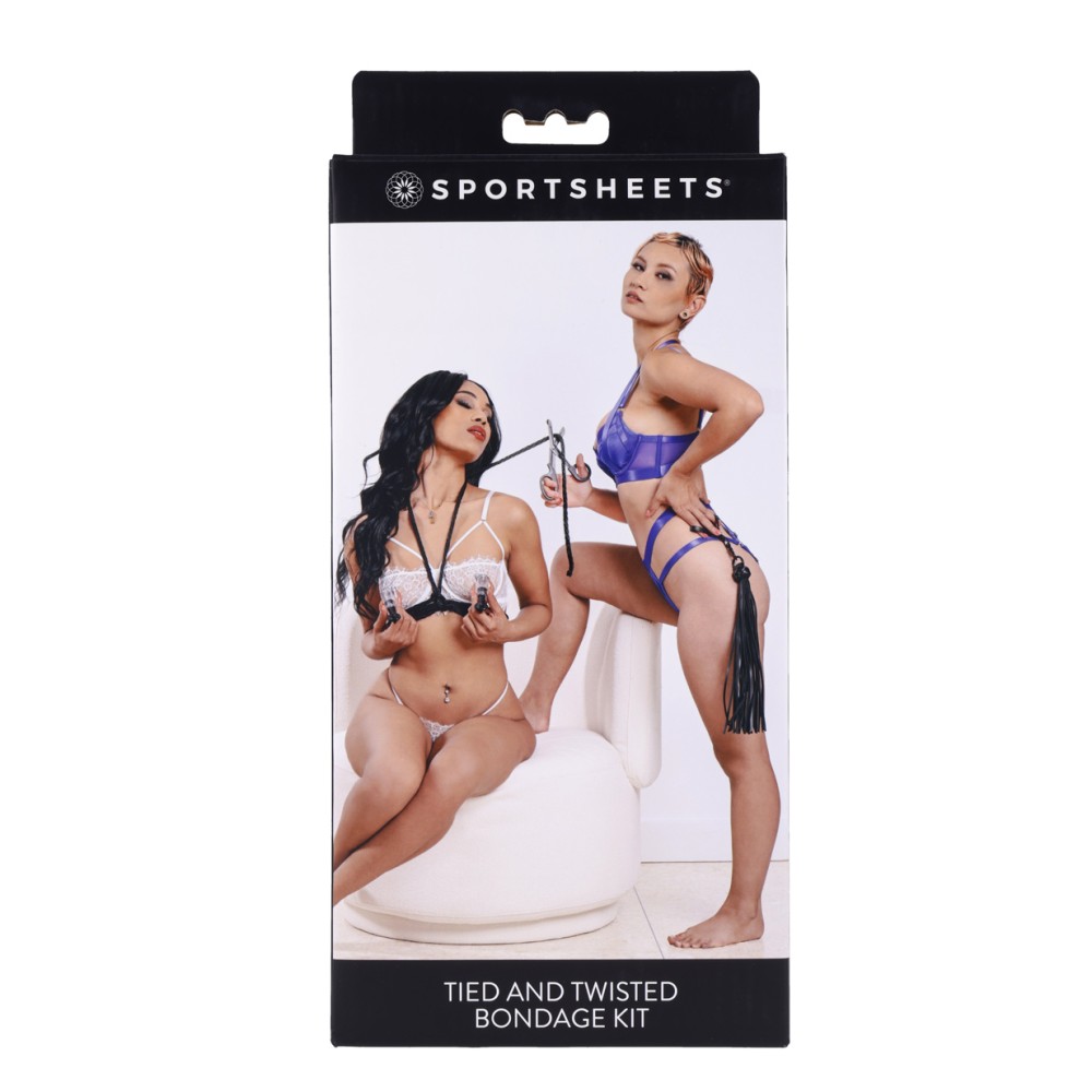 Tied and Twisted Bondage Kit - Black