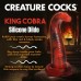 King Cobra King Cobra Silicone Dildo - Red King Cobra King Cobra Silicone Dildo - Red