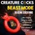 Beast Mode Silicone Cock Ring - Red Beast Mode Silicone Cock Ring - Red