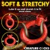 Beast Mode Silicone Cock Ring - Red Beast Mode Silicone Cock Ring - Red