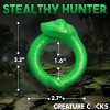 Serpentine Silicone Cock Ring - Green Serpentine Silicone Cock Ring - Green
