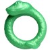 Serpentine Silicone Cock Ring - Green Serpentine Silicone Cock Ring - Green