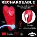 Love Connection Silicone Panty Vibe With Remote Control - Red Love Connection Silicone Panty Vibe With Remote Control - Red
