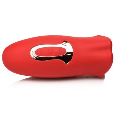 Lickgasm Kiss and Tell Mini Kissing and Vibrating Clitoral Stimulator - Red Lickgasm Kiss and Tell Mini Kissing and Vibrating Clitoral Stimulator - Red