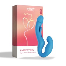 Harmony Duo App-Controlled Strapless Strap-on - Blue Harmony Duo App-Controlled Strapless Strap-on - Blue