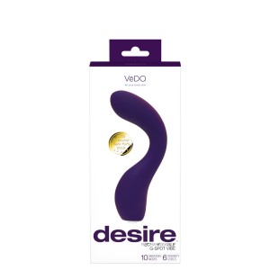 Desire Rechargeable G-Spot Vibe - Purple Desire Rechargeable G-Spot Vibe - Purple