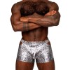 s'naked Pouch Short - X-Large - Silver/black