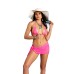 3 Pc Swimwear - One Size - Neon Pink 3 Pc Swimwear - One Size - Neon Pink