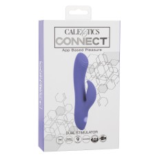 Calexotics Connect Dual Stimulator - Periwinkle Calexotics Connect Dual Stimulator - Periwinkle