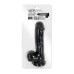 Vers Liquid Silicone Suction Dildo - Black Vers Liquid Silicone Suction Dildo - Black
