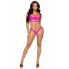 Rainbow Net Mini Dress - One Size - Multicolor