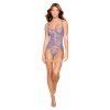 Bustier and G-String - One Size - Lavender Haze