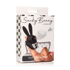 Sucky Bunny Clit Stimulator - Black Sucky Bunny Clit Stimulator - Black