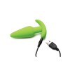 Glow in the Dark Butt Plug With Remote - Green