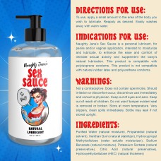Naughty Jane's Sex Sauce Natural Lubricant 16oz Naughty Jane's Sex Sauce Natural Lubricant 16oz