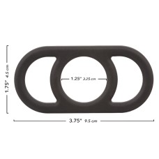 Alpha Liquid Silicone Commander Ring - Black Alpha Liquid Silicone Commander Ring - Black