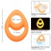 Alpha Glow-in-the-Dark Liquid Silicone Teardrop Ring - Orange Alpha Glow-in-the-Dark Liquid Silicone Teardrop Ring - Orange