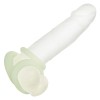 Alpha Glow-in-the-Dark Liquid Silicone 3 Ring Set - White