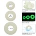 Alpha Glow-in-the-Dark Liquid Silicone 3 Ring Set - White Alpha Glow-in-the-Dark Liquid Silicone 3 Ring Set - White