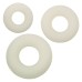 Alpha Glow-in-the-Dark Liquid Silicone 3 Ring Set - White Alpha Glow-in-the-Dark Liquid Silicone 3 Ring Set - White