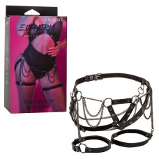 Euphoria Collection Thigh Harness With Chains - Black Euphoria Collection Thigh Harness With Chains - Black