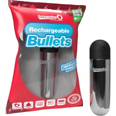 Screaming O Rechargeable Bullets - Siliver Screaming O Rechargeable Bullets - Siliver