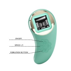 Mina Vibrating Remote Control Egg - Turquoise Mina Vibrating Remote Control Egg - Turquoise