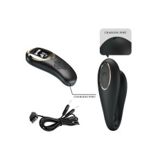 Nathan Double Pleasure Remote Control Vibrator - Black Nathan Double Pleasure Remote Control Vibrator - Black