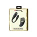 Nathan Double Pleasure Remote Control Vibrator - Black