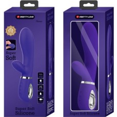 Thomas Super Soft Silicone Rabbit Vibrator - Purple Thomas Super Soft Silicone Rabbit Vibrator - Purple