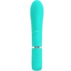 Thomas Super Soft Silicone Rabbit Vibrator - Turquoise