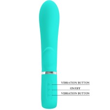 Thomas Super Soft Silicone Rabbit Vibrator - Turquoise Thomas Super Soft Silicone Rabbit Vibrator - Turquoise