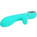 Thomas Super Soft Silicone Rabbit Vibrator - Turquoise Thomas Super Soft Silicone Rabbit Vibrator - Turquoise