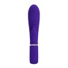 Prescott Super Soft Rabbit Silicone Vibrator - Purple
