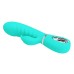 Prescott Super Soft Rabbit Silicone Vibrator - Vibrator -Teal Prescott Super Soft Rabbit Silicone Vibrator - Vibrator -Teal