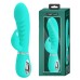 Prescott Super Soft Rabbit Silicone Vibrator - Vibrator -Teal Prescott Super Soft Rabbit Silicone Vibrator - Vibrator -Teal