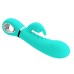 Prescott Super Soft Rabbit Silicone Vibrator - Vibrator -Teal Prescott Super Soft Rabbit Silicone Vibrator - Vibrator -Teal