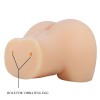 Mila Realistic Vagina and Ass Vibrator - Light