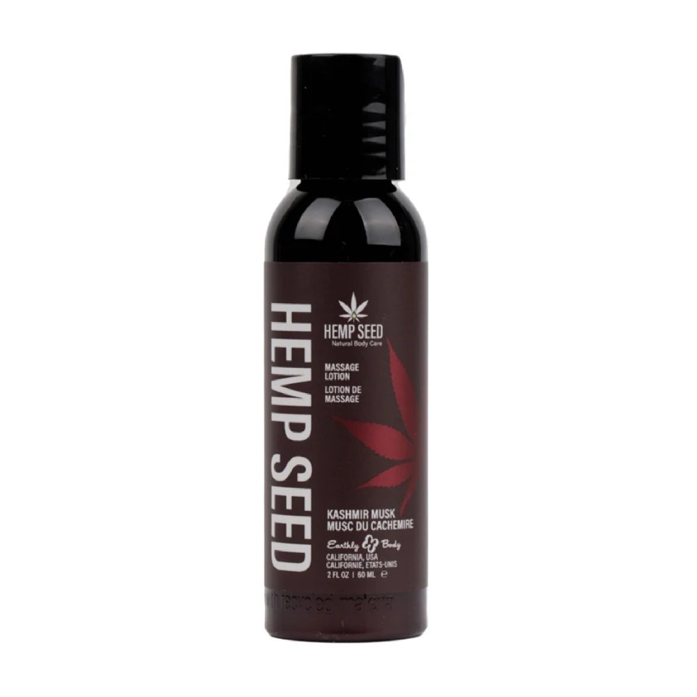 Hemp Seed Massage Lotion - Kashmir Musk 2 Oz